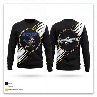 Crew Neck Sweatshirt, Road Runners, Cheer, Teamtime, Team time, sublimation, custom sports apparel, team uniforms, spirit wear, spiritwear, sports uniforms, custom shirts, team store, custom team store, fundraiser sports, apparel fundraiser
