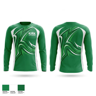 Long Sleeve Performance Shirt, Kirk auto group, Women's Basketball, Teamtime, Team time, sublimation, custom sports apparel, team uniforms, spirit wear, spiritwear, sports uniforms, custom shirts, team store, custom team store, fundraiser sports, apparel fundraiser