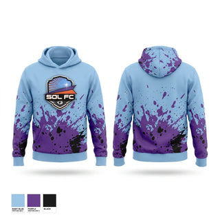 Hoodie, Sol FC, Men's Soccer, Teamtime, Team time, sublimation, custom sports apparel, team uniforms, spirit wear, spiritwear, sports uniforms, custom shirts, team store, custom team store, fundraiser sports, apparel fundraiser
