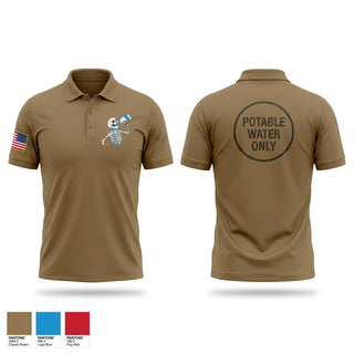 Short Sleeve Performance Polo, Water dawgs 4-1, Army, Teamtime, Team time, sublimation, custom sports apparel, team uniforms, spirit wear, spiritwear, sports uniforms, custom shirts, team store, custom team store, fundraiser sports, apparel fundraiser