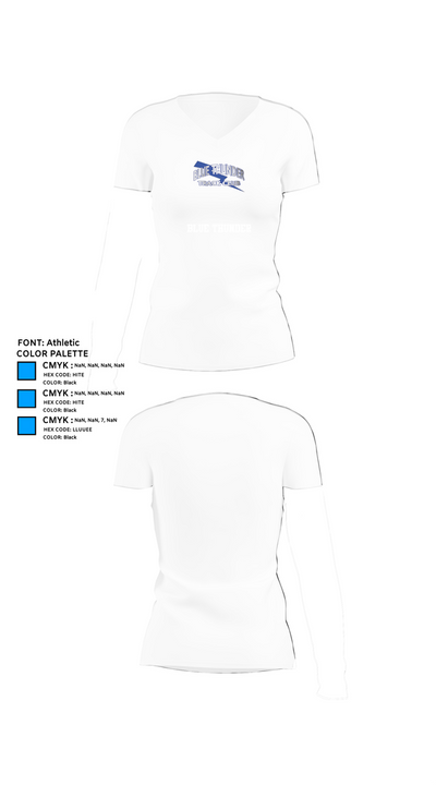 Blue Thunder 38805148 Women's Short Sleeve V-neck Shirt - 18