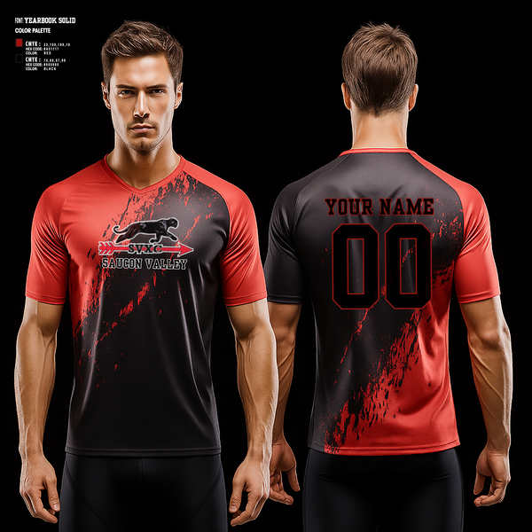 Short Sleeve Performance Shirt, Saucon Valley Cross Country, Cross Country, Teamtime, Team time, sublimation, custom sports apparel, team uniforms, spirit wear, spiritwear, sports uniforms, custom shirts, team store, custom team store, fundraiser sports, apparel fundraiser