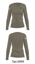 Spring Township Police Department 9692070 Women's Long Sleeve V-neck Shirt - 11
