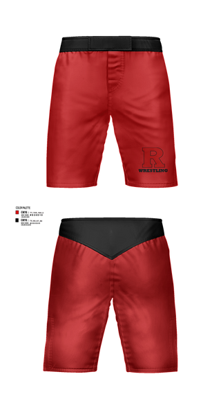 Fight Shorts, Rustburg High School Wrestling, Wrestling, Teamtime, Team time, sublimation, custom sports apparel, team uniforms, spirit wear, spiritwear, sports uniforms, custom shirts, team store, custom team store, fundraiser sports, apparel fundraiser
