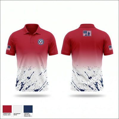 VFW post 10420 Short Sleeve Performance Polo - 1