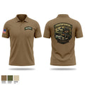 B Co 1-18th Short Sleeve Performance Polo - 1