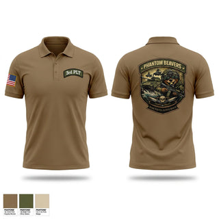 Short Sleeve Performance Polo, B Co 1-18th, Army, Teamtime, Team time, sublimation, custom sports apparel, team uniforms, spirit wear, spiritwear, sports uniforms, custom shirts, team store, custom team store, fundraiser sports, apparel fundraiser