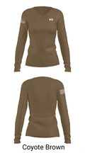 V3 80501934 Women's Long Sleeve V-neck Shirt - 16