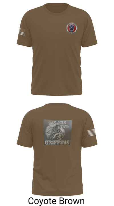 345th TRS 44562231 Short Sleeve Performance Shirt - 16
