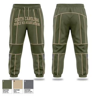 Sweatpants, South Carolina Police K9 Association, Police, Teamtime, Team time, sublimation, custom sports apparel, team uniforms, spirit wear, spiritwear, sports uniforms, custom shirts, team store, custom team store, fundraiser sports, apparel fundraiser