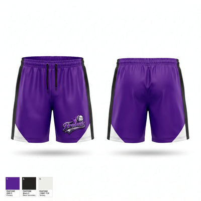 Fireballs Athletic Shorts With Pockets - 1