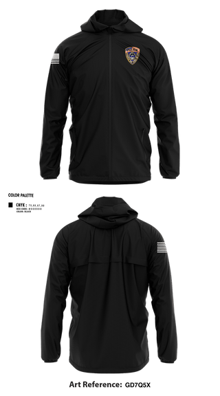 Windbreaker, Joliet Police K-9 Unit, Police, Teamtime, Team time, sublimation, custom sports apparel, team uniforms, spirit wear, spiritwear, sports uniforms, custom shirts, team store, custom team store, fundraiser sports, apparel fundraiser