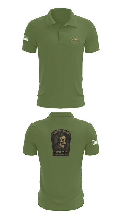 Syria linguist 93457826 Short Sleeve Performance Polo - 47