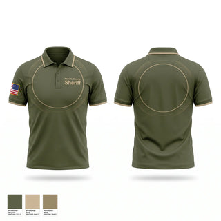 Short Sleeve Performance Polo, Kenedy County Sheriff, Police, Teamtime, Team time, sublimation, custom sports apparel, team uniforms, spirit wear, spiritwear, sports uniforms, custom shirts, team store, custom team store, fundraiser sports, apparel fundraiser
