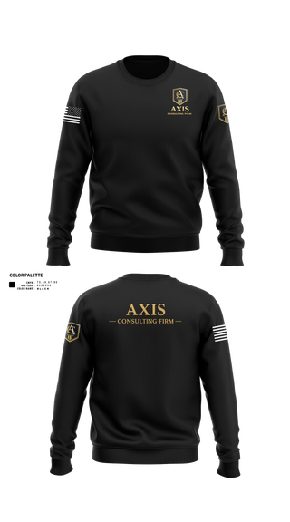 Crew Neck Sweatshirt, Axis Consulting Firm LLC, , Teamtime, Team time, sublimation, custom sports apparel, team uniforms, spirit wear, spiritwear, sports uniforms, custom shirts, team store, custom team store, fundraiser sports, apparel fundraiser