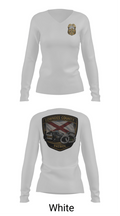 Lowndes County Sheriff’s 51636922 Women's Long Sleeve V-neck Shirt - 11