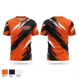 Short Sleeve Performance Shirt, Bandits, Softball, Teamtime, Team time, sublimation, custom sports apparel, team uniforms, spirit wear, spiritwear, sports uniforms, custom shirts, team store, custom team store, fundraiser sports, apparel fundraiser