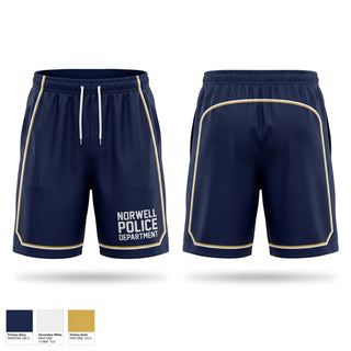 Athletic Shorts With Pockets, Norwell Police Department, Police, Teamtime, Team time, sublimation, custom sports apparel, team uniforms, spirit wear, spiritwear, sports uniforms, custom shirts, team store, custom team store, fundraiser sports, apparel fundraiser