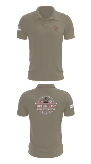 Short Sleeve Performance Polo, 133rd Construction Management Team, , Teamtime, Team time, sublimation, custom sports apparel, team uniforms, spirit wear, spiritwear, sports uniforms, custom shirts, team store, custom team store, fundraiser sports, apparel fundraiser
