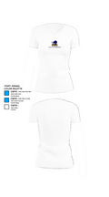 Parlier High School Basketball 84733729 Women's Short Sleeve V-neck Shirt - 18