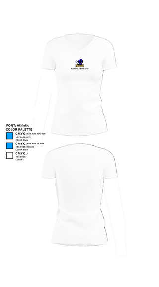 Womens Short Sleeve Vneck Shirt, Parlier High School Basketball, Men's Basketball, Teamtime, Team time, sublimation, custom sports apparel, team uniforms, spirit wear, spiritwear, sports uniforms, custom shirts, team store, custom team store, fundraiser sports, apparel fundraiser