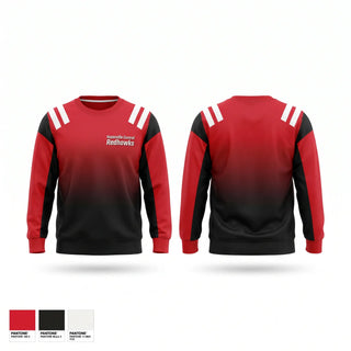 Crew Neck Sweatshirt, Naperville Central Redhawks, Women's Basketball, Teamtime, Team time, sublimation, custom sports apparel, team uniforms, spirit wear, spiritwear, sports uniforms, custom shirts, team store, custom team store, fundraiser sports, apparel fundraiser