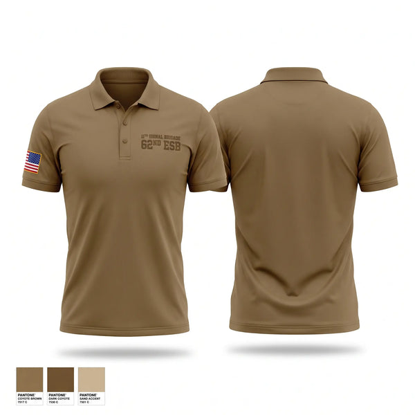Short Sleeve Performance Polo, 11th signal brigade 62nd esb-e, Army, Teamtime, Team time, sublimation, custom sports apparel, team uniforms, spirit wear, spiritwear, sports uniforms, custom shirts, team store, custom team store, fundraiser sports, apparel fundraiser