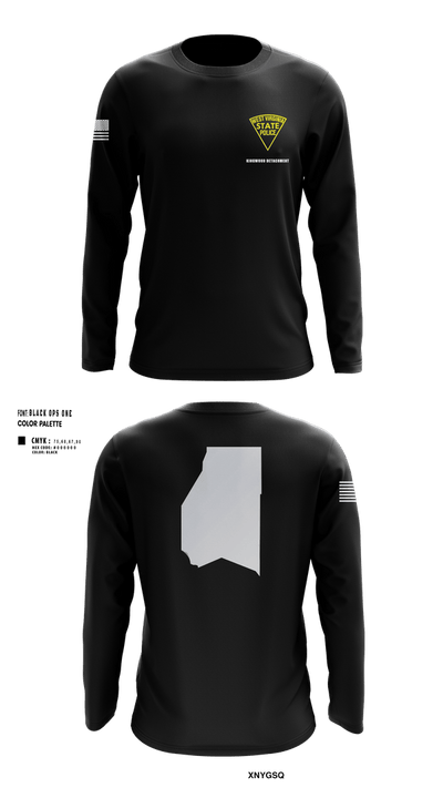 West Virginia State Police Long Sleeve Performance Shirt 2