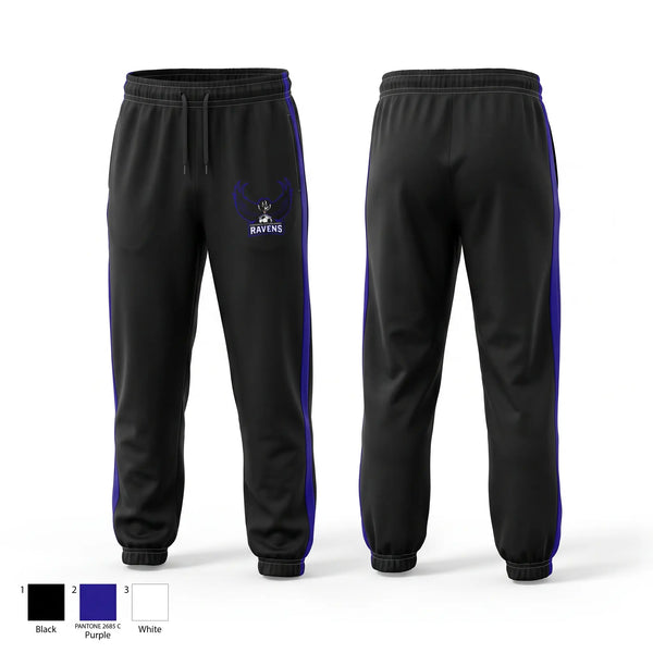 Sweatpants, Lady Ravens, Women's Soccer, Teamtime, Team time, sublimation, custom sports apparel, team uniforms, spirit wear, spiritwear, sports uniforms, custom shirts, team store, custom team store, fundraiser sports, apparel fundraiser