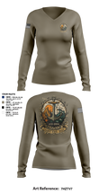 LCU-2004 59546896 Women's Long Sleeve V-neck Shirt - 13