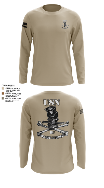 NMCB-25 17597723 Long Sleeve Performance Shirt 1