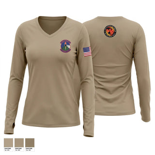 Womens Long Sleeve Vneck Shirt, 28 Munitions Squadron, Air Force, Teamtime, Team time, sublimation, custom sports apparel, team uniforms, spirit wear, spiritwear, sports uniforms, custom shirts, team store, custom team store, fundraiser sports, apparel fundraiser