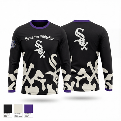 Bessemer WhiteSox 89464776 Long Sleeve Performance Shirt 3