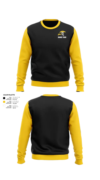 Crew Neck Sweatshirt, Waupun Middle School Dance Team, Cheer, Teamtime, Team time, sublimation, custom sports apparel, team uniforms, spirit wear, spiritwear, sports uniforms, custom shirts, team store, custom team store, fundraiser sports, apparel fundraiser