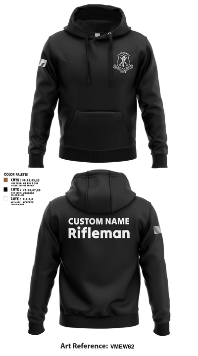 Pershing Rifles 79066987 Hoodie - 7