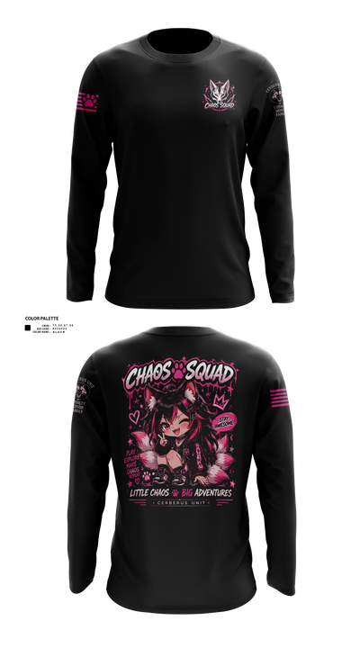 Chaos squad 02 Long Sleeve Performance Shirt - 21