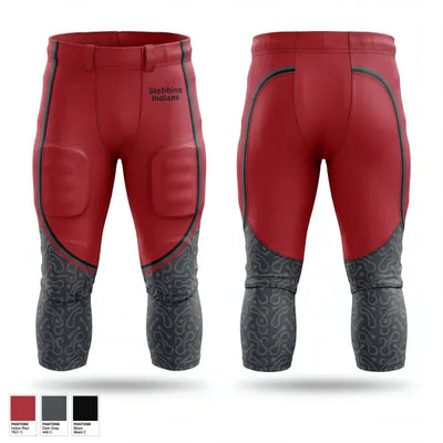 Stebbins Indians 27055534 Football Pants - 1