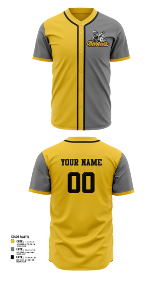 Full Button Baseball Jersey, Sheffield Knights, Baseball, Teamtime, Team time, sublimation, custom sports apparel, team uniforms, spirit wear, spiritwear, sports uniforms, custom shirts, team store, custom team store, fundraiser sports, apparel fundraiser
