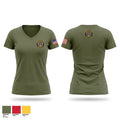 MUMS-14 Women's Short Sleeve V-neck Shirt - 1