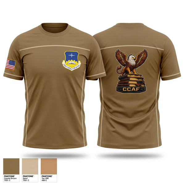 Short Sleeve Performance Shirt, CCAF, Air Force, Teamtime, Team time, sublimation, custom sports apparel, team uniforms, spirit wear, spiritwear, sports uniforms, custom shirts, team store, custom team store, fundraiser sports, apparel fundraiser