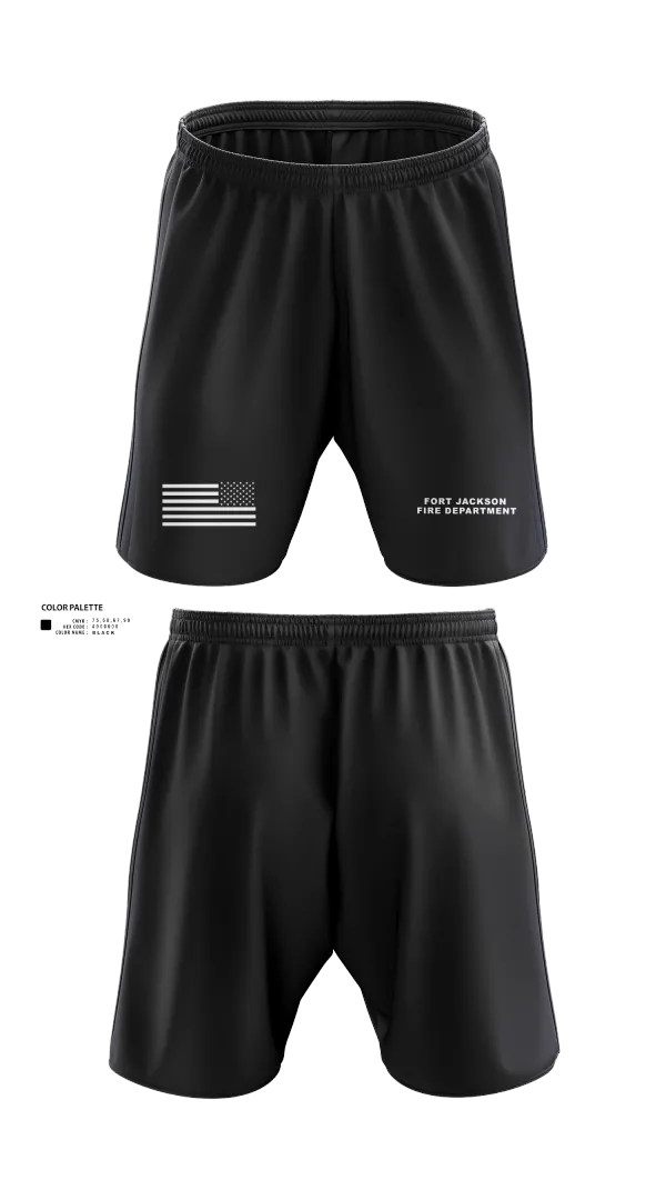 Athletic Shorts With Pockets, Fort Jackson Fire Department, , Teamtime, Team time, sublimation, custom sports apparel, team uniforms, spirit wear, spiritwear, sports uniforms, custom shirts, team store, custom team store, fundraiser sports, apparel fundraiser