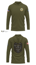 STARS Long Sleeve Performance Shirt with hood - 5