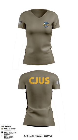 Womens Short Sleeve Vneck Shirt, CJUS, , Teamtime, Team time, sublimation, custom sports apparel, team uniforms, spirit wear, spiritwear, sports uniforms, custom shirts, team store, custom team store, fundraiser sports, apparel fundraiser
