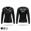Motor Unit Women's Long Sleeve V-neck Shirt - 1
