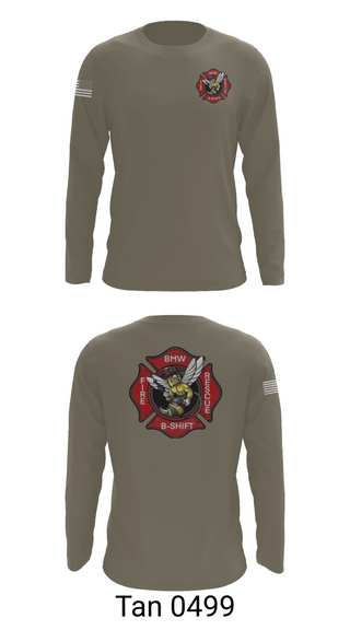 Long Sleeve Performance Shirt, B-Shift, Fire Department, Teamtime, Team time, sublimation, custom sports apparel, team uniforms, spirit wear, spiritwear, sports uniforms, custom shirts, team store, custom team store, fundraiser sports, apparel fundraiser