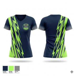 Womens Short Sleeve Vneck Shirt, West Michigan Rogue, Men's Basketball, Teamtime, Team time, sublimation, custom sports apparel, team uniforms, spirit wear, spiritwear, sports uniforms, custom shirts, team store, custom team store, fundraiser sports, apparel fundraiser