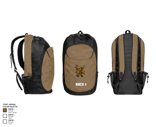 Gear Bag, NMCB 4, , Teamtime, Team time, sublimation, custom sports apparel, team uniforms, spirit wear, spiritwear, sports uniforms, custom shirts, team store, custom team store, fundraiser sports, apparel fundraiser