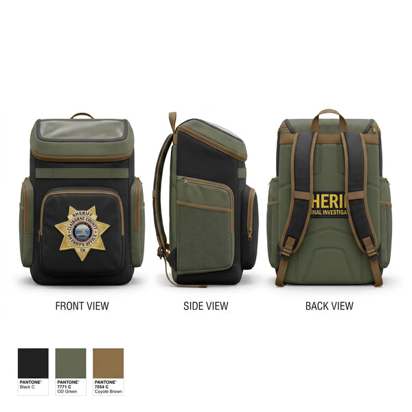 Gear Bag, Claiborne County Sheriffs Office Criminal Investigations, Police, Teamtime, Team time, sublimation, custom sports apparel, team uniforms, spirit wear, spiritwear, sports uniforms, custom shirts, team store, custom team store, fundraiser sports, apparel fundraiser