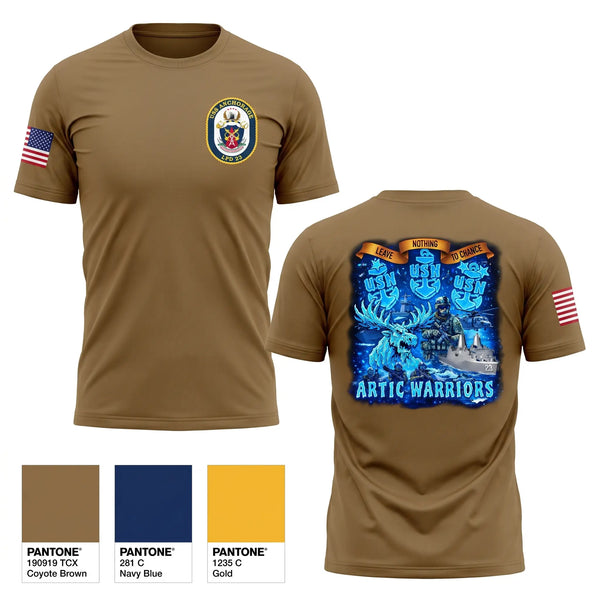 Short Sleeve Performance Shirt, USS Anchorage, Navy, Teamtime, Team time, sublimation, custom sports apparel, team uniforms, spirit wear, spiritwear, sports uniforms, custom shirts, team store, custom team store, fundraiser sports, apparel fundraiser