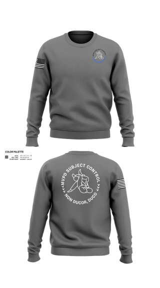 Crew Neck Sweatshirt, MVPD Subject Control, , Teamtime, Team time, sublimation, custom sports apparel, team uniforms, spirit wear, spiritwear, sports uniforms, custom shirts, team store, custom team store, fundraiser sports, apparel fundraiser
